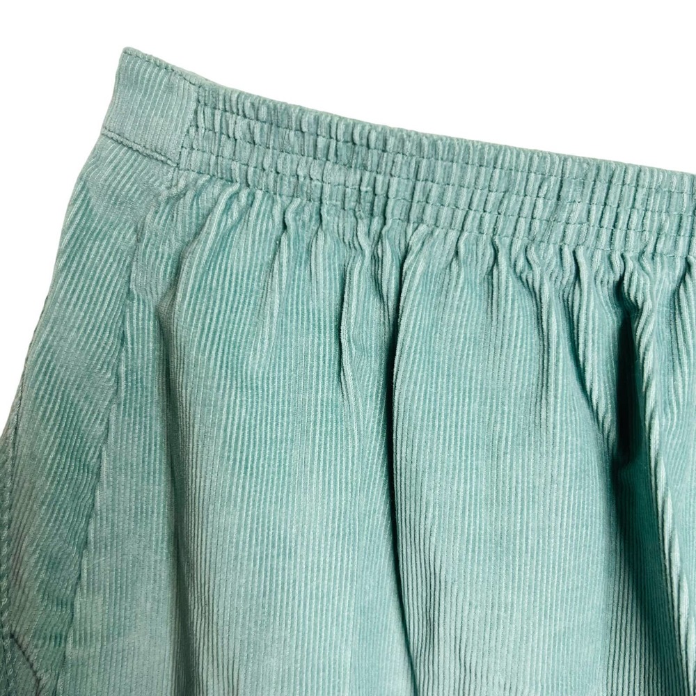 Alfred Dunner Mint Green Midi Button-Front Skirt - Picture 6 of 8